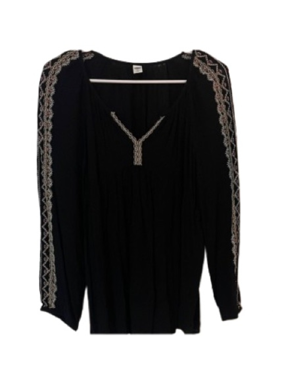 Old Navy Blouse with Aztec Embroidery